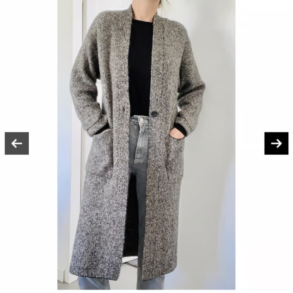 NWOT wool blend Long Cardigan - Picture 10 of 10